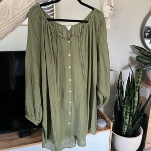 Aerie oversized boho top
